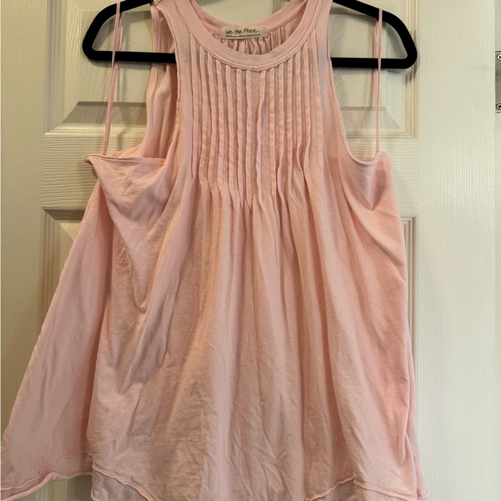 We The Free Pink Blouse Top